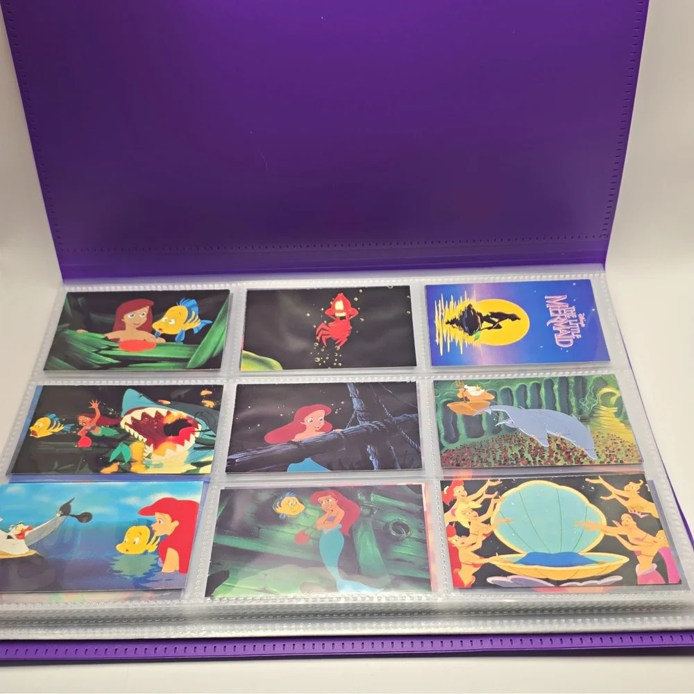 Disney The Little Mermaid 1989 Base Set Trading Cards Lot Complete  Set Bindered